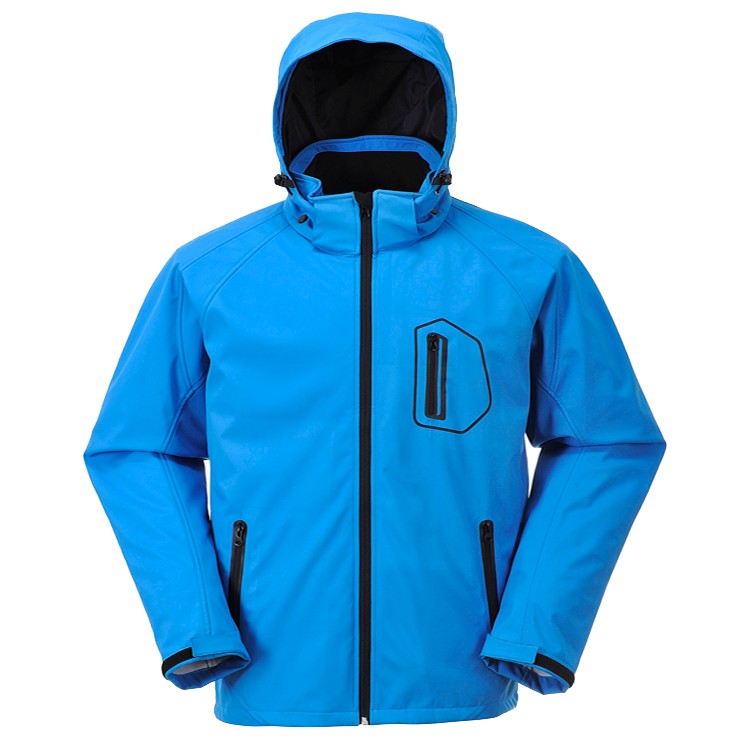 Outdoor Waterproof Breathable Nylon Stretch Softshell Laminated TPU Membrane Men's Winter Workjacke